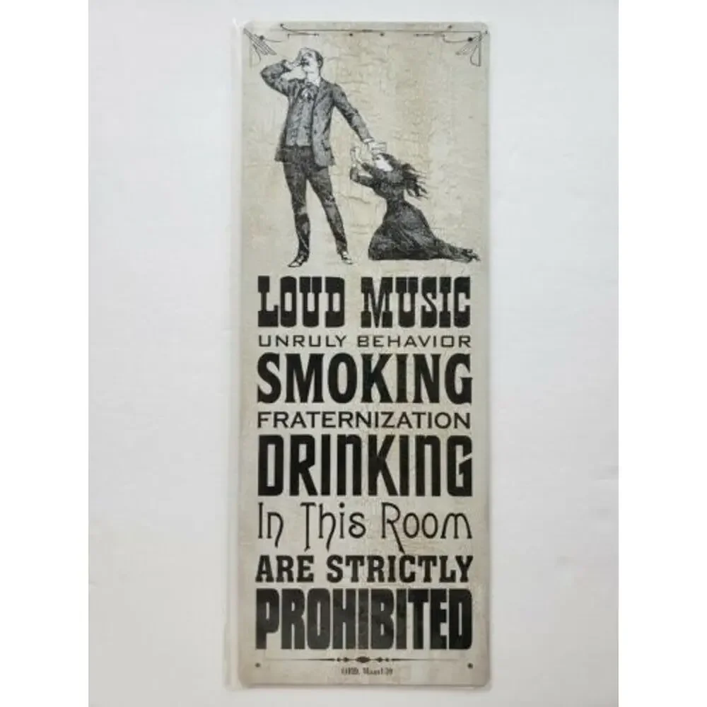 Rules: Loud Music‎ Ohio Wholesale Inc.16 x 6 Rustic Retro Metal Signs 27413